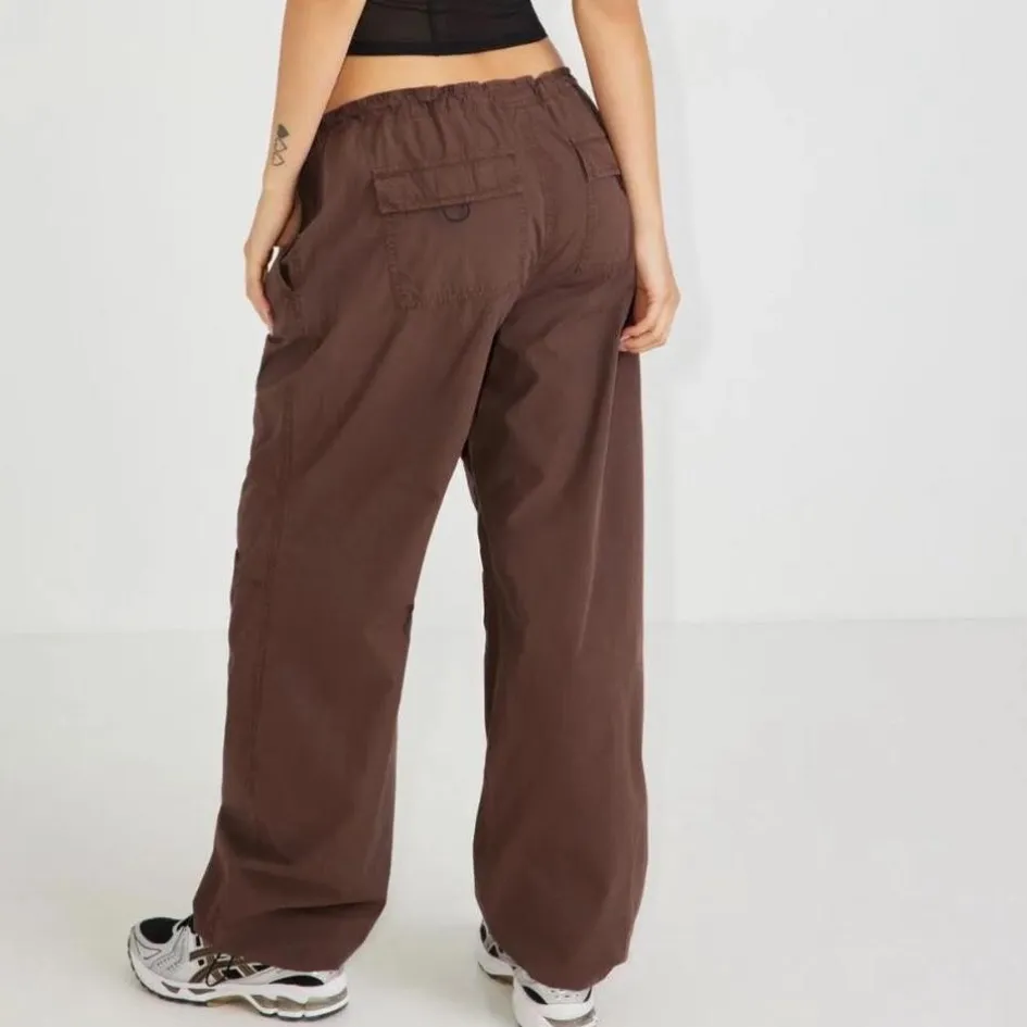 Garage  Brown Paxton Parachute Pants - Image 6
