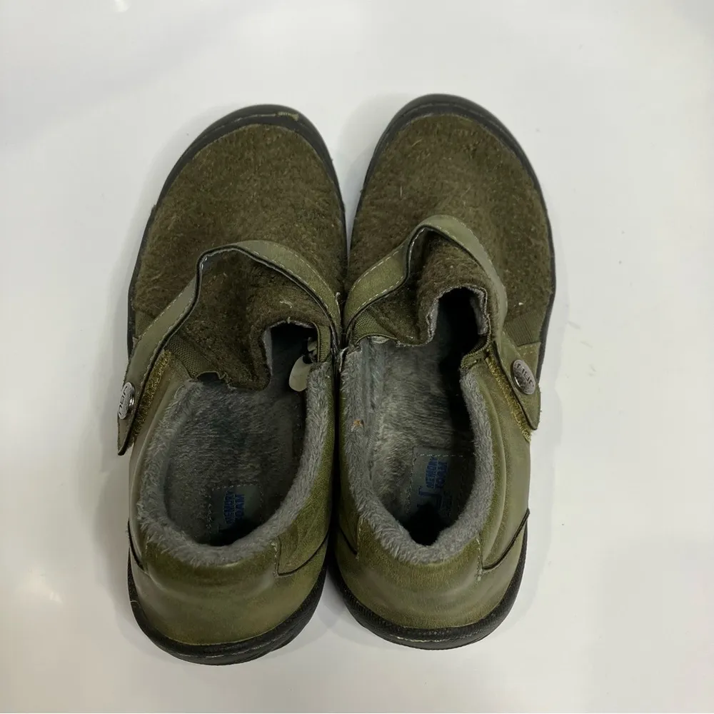 JBU by Jambu Blakely loafers olive green vegan uppers women sz 7.5 slip on shoes - Image 8