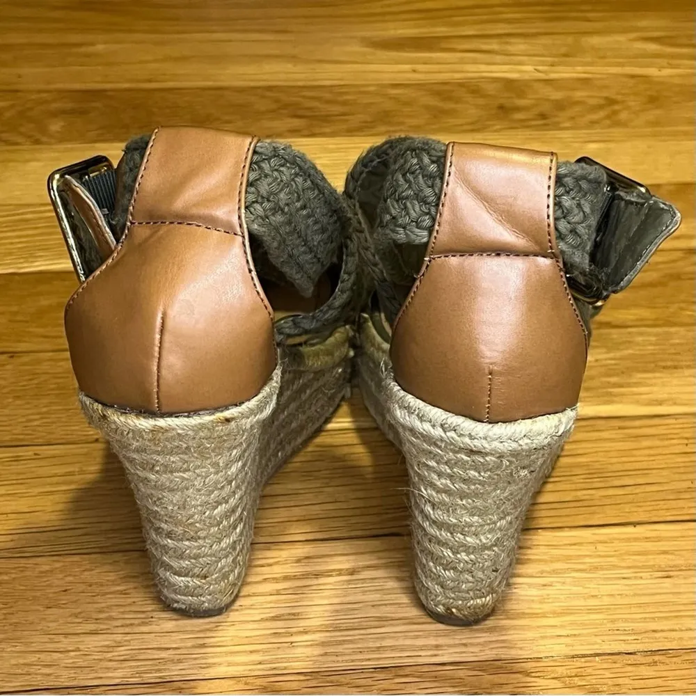 Steve Madden Olive Woven Espadrille Platform Sandal - Size 6.5 - Image 49