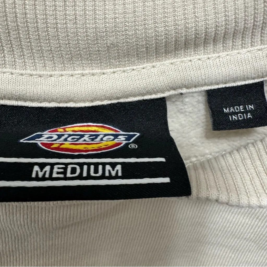 Dickies Oxford Sweatshirt Whitecap Gray Sweatshirt Size Medium - Image 6