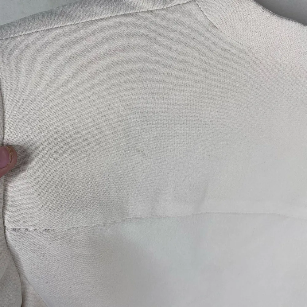 Alice + Oliva Cream Off White Black Oliver Draped Lapel Blazer Women's Size 6 - Image 3