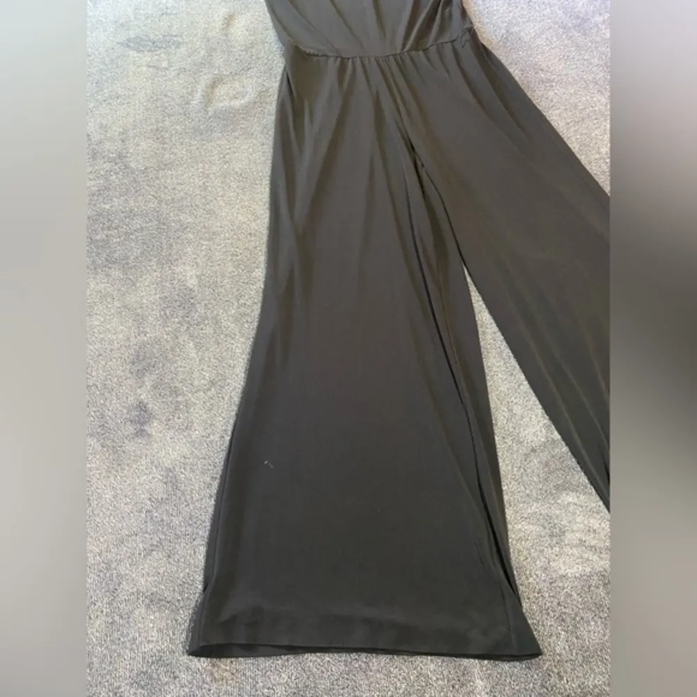 Lauren Ralph Lauren‎ Black Jersey Surplice Jumpsuit ( L ) Size L - Image 3