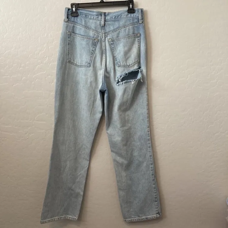 Madewell Light Blue Straight Leg Jeans - Image 2