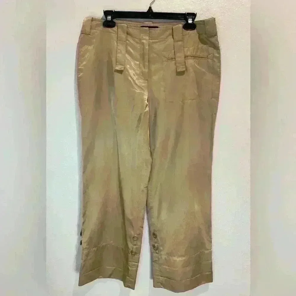 Cambio Women’s Y2K Shiny Glossy Gold Wide - Image 2