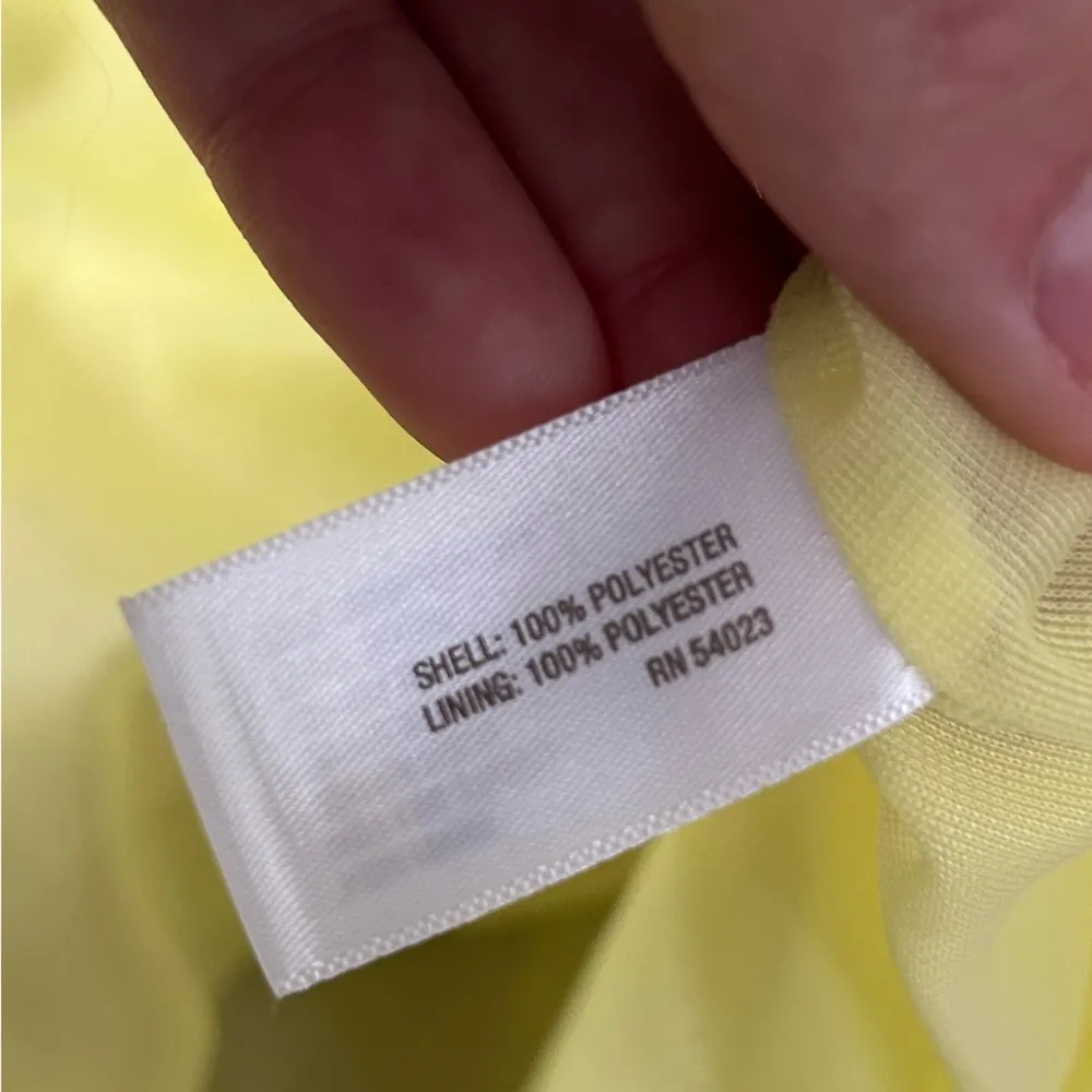 Old Navy Yellow Floral Ruffle Mini Dress Casual Formal Summer Spring XL - Image 3