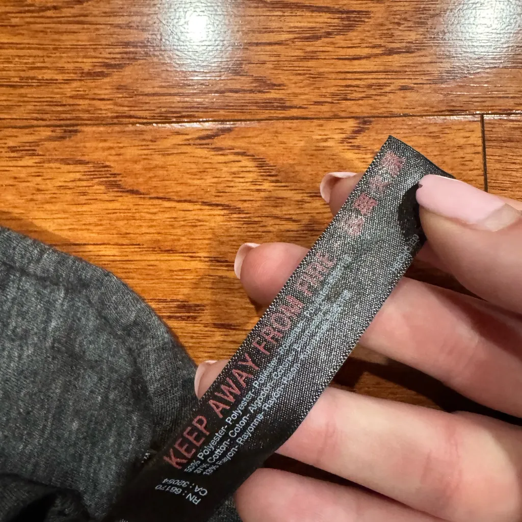 FP Movement by Free People Keep Rolling Long Sleeve gray  Logo Top S - Image 6