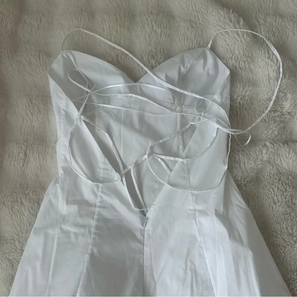 Khy White Dress Size 8 - Image 8