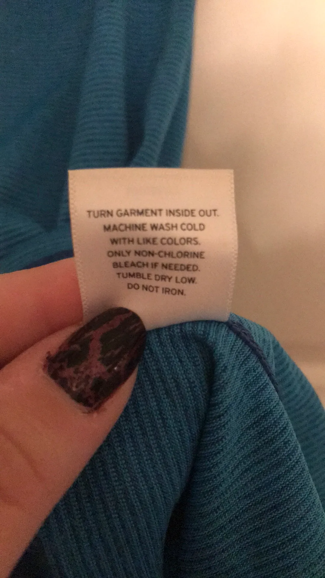 Z By  Striped Work Out Tank Blue Small - Image 9