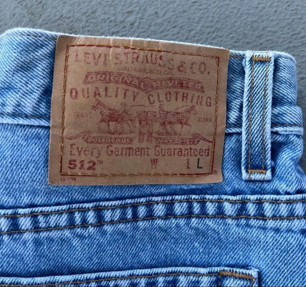 Vintage Levi’s 512 slim fit tapered leg jeans - Image 2