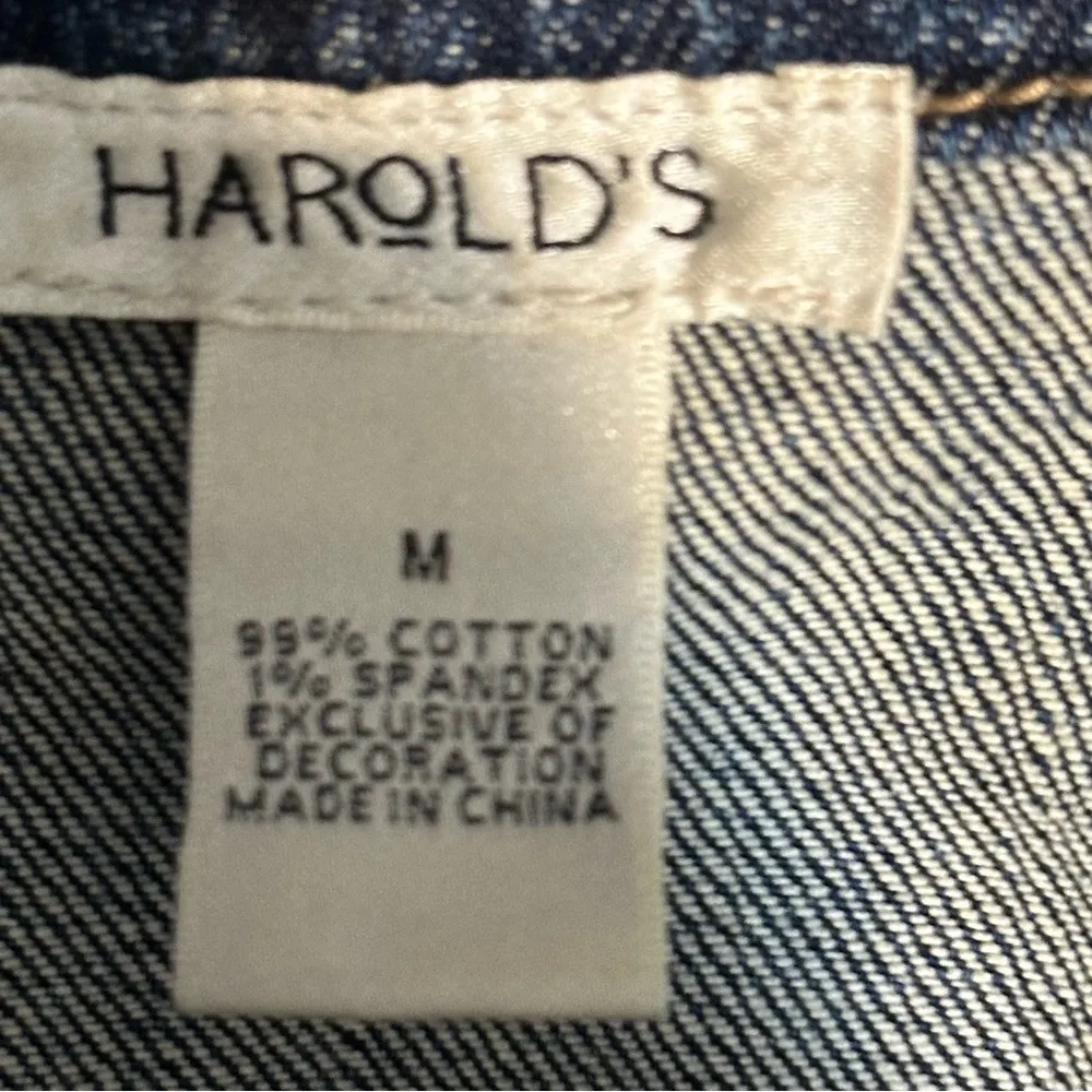 Harold's Embellished Jean Jacket Size M Size M - Image 2