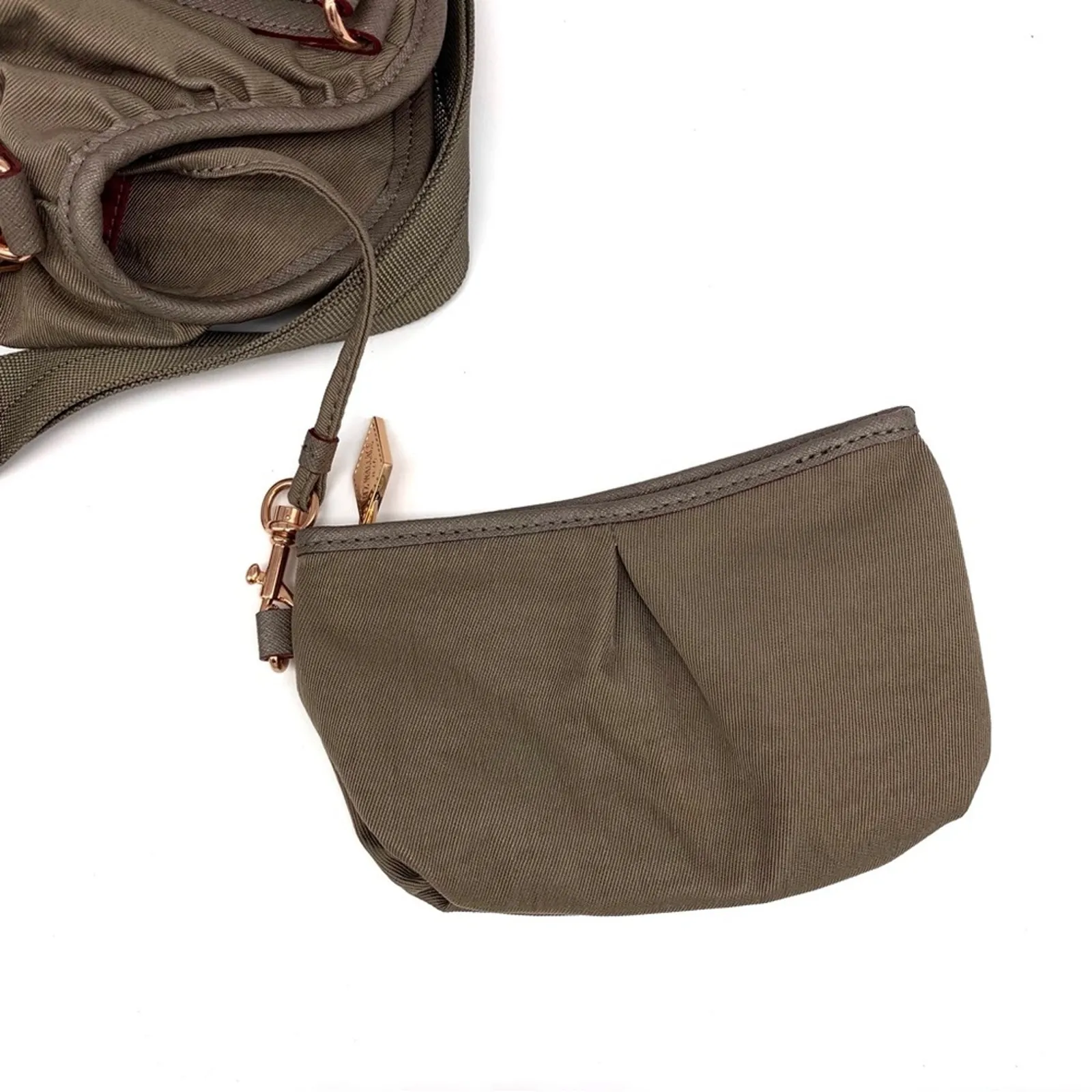 MZ WALLACE Bianca Bedford Tote Bag Medium Grey - Image 8