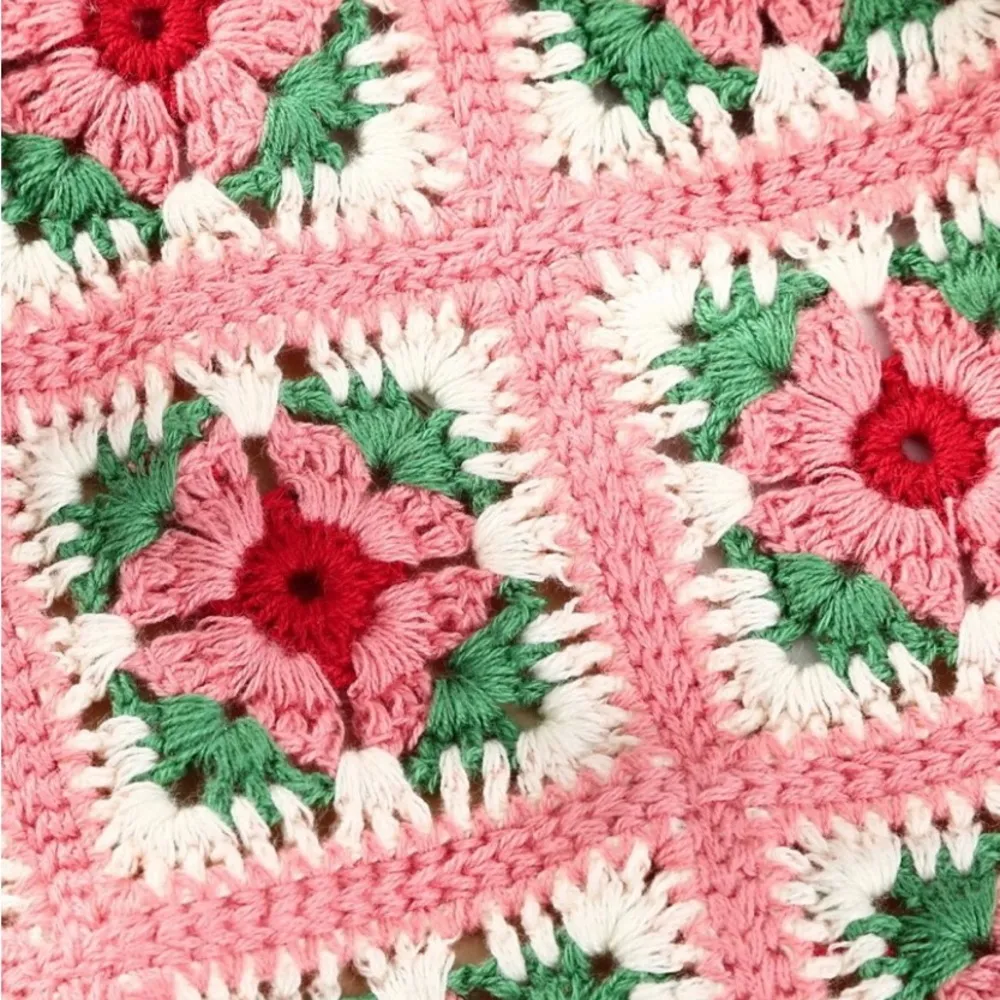 Crochet Kerchief Head Band #154 Green - Image 2