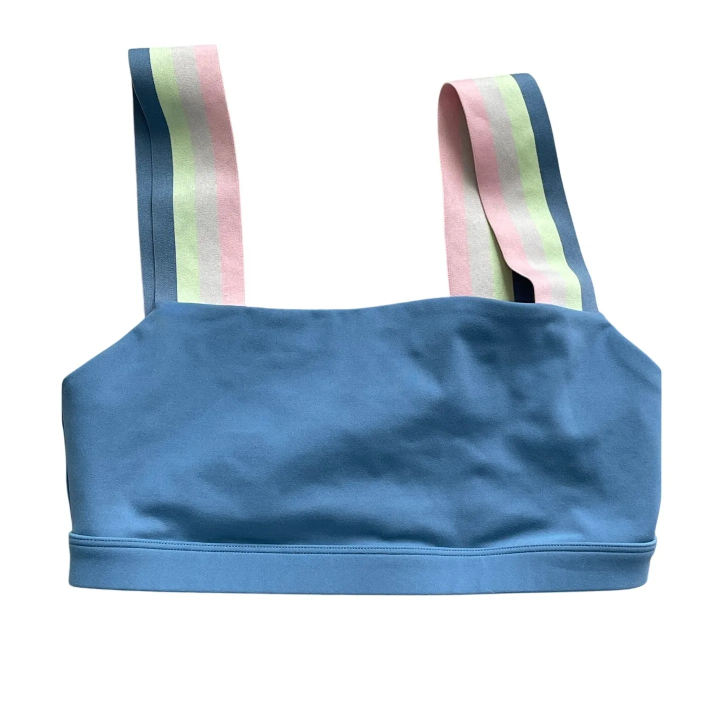 Spiritual Gangster Twist Back Bandeau Bra Blue Small - Image 3