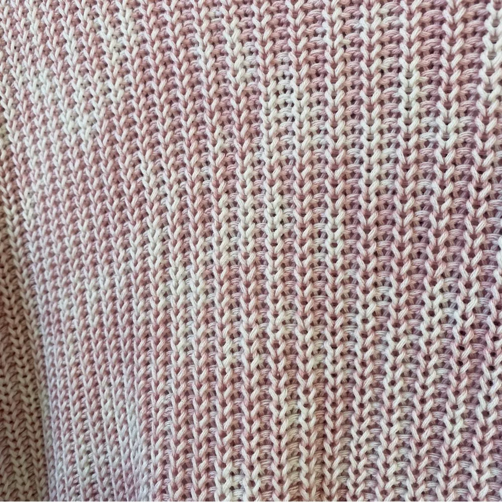 PINK Victoria’s Secret pink space dyed knit long sleeve sweater Medium - Image 6