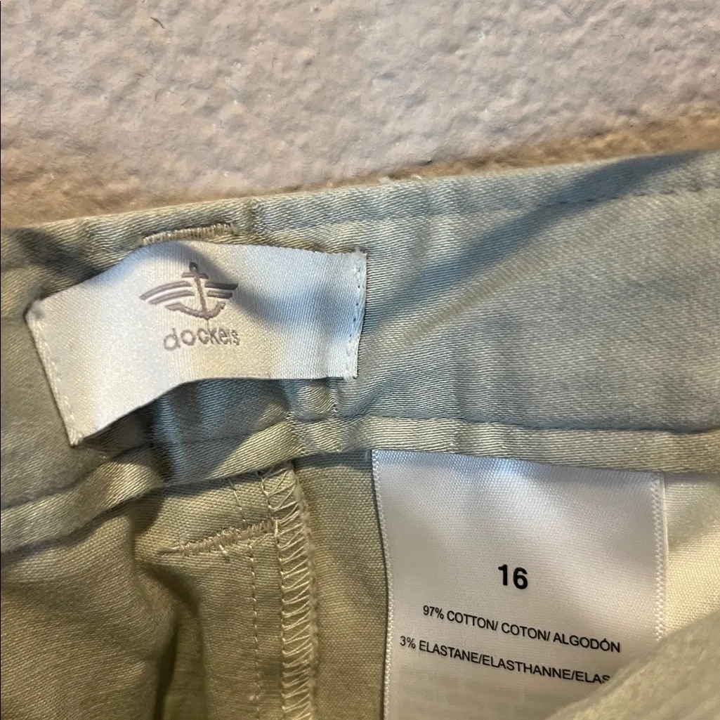 New Docker’s Women’s Boyfriend Fit Stretch Twill Khaki Pants Chinos Size 16 NWT - Image 7