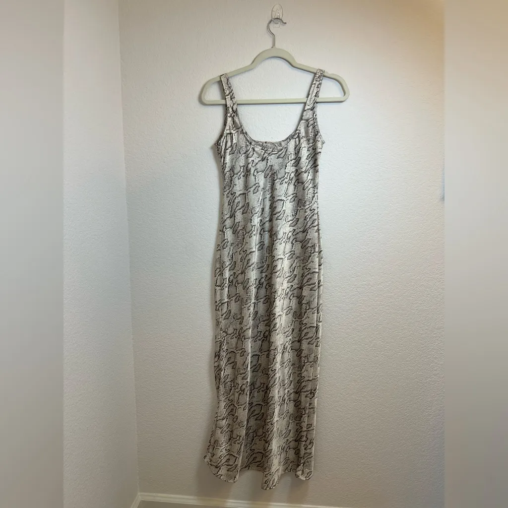 a new day Black and Cream Snake Print‎ Maxi Dress - Image 3