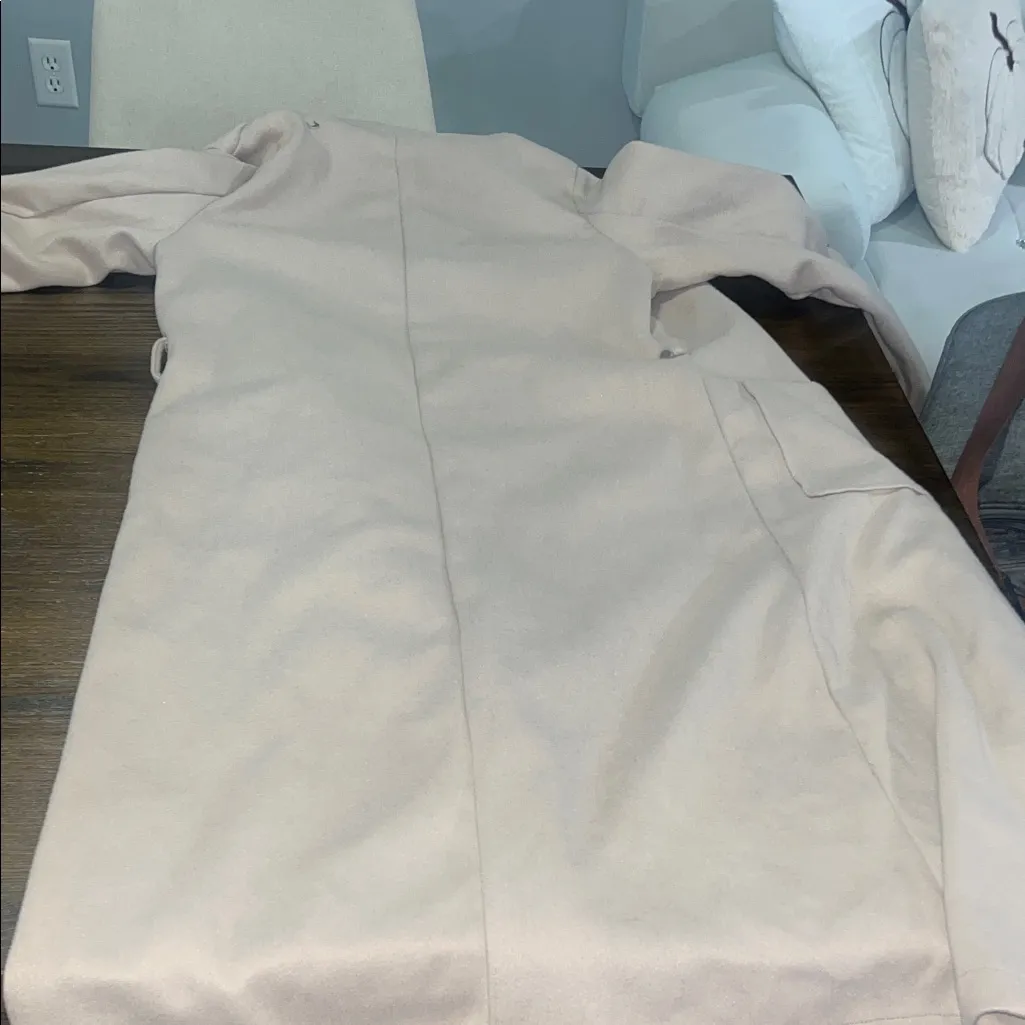 SHEIN Cream Long Coat - Image 5