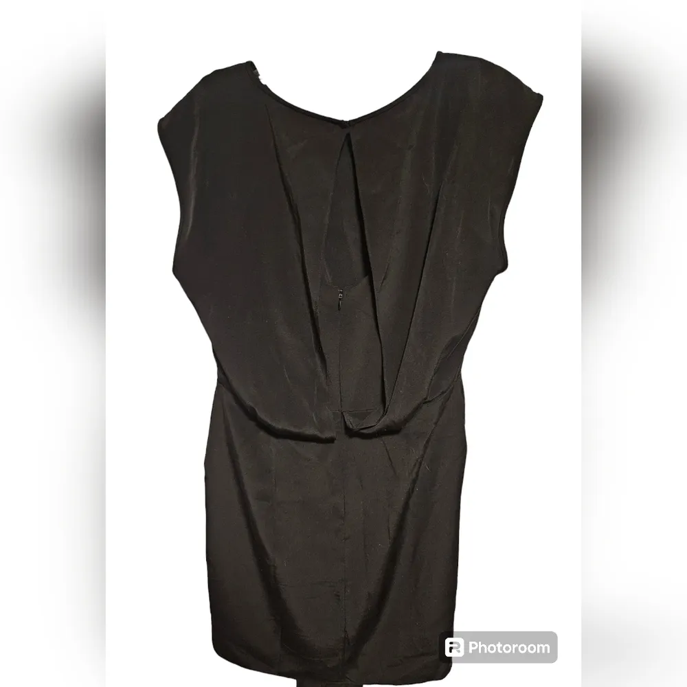 💛 Tibi Black Silk Sheath Dress - Image 2