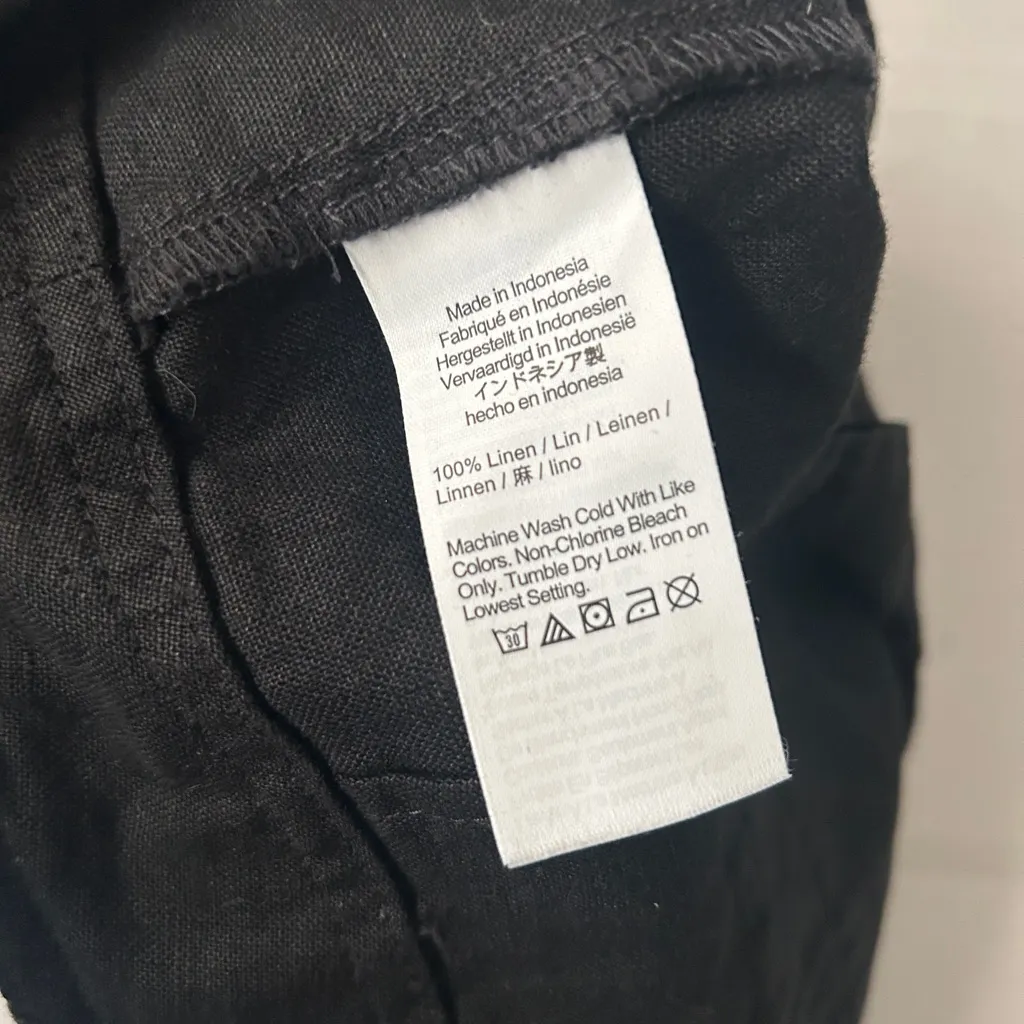 Madewell Women's 100% Linen Shorts Size 2 - Image 4