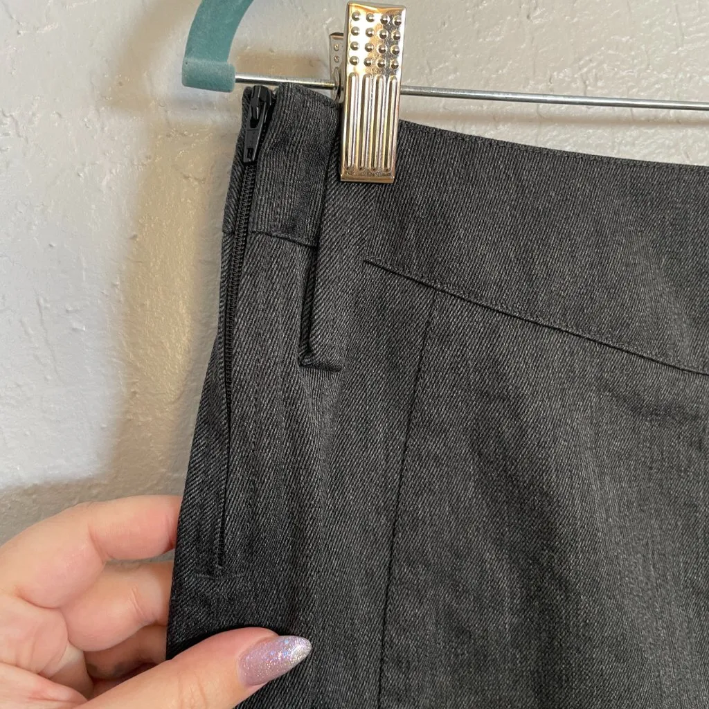 ICEBREAKER Women 30 Dark Gray Merino Wool Blend Mini Skirt Granola Crunchy Gorp Size 10 - Image 5