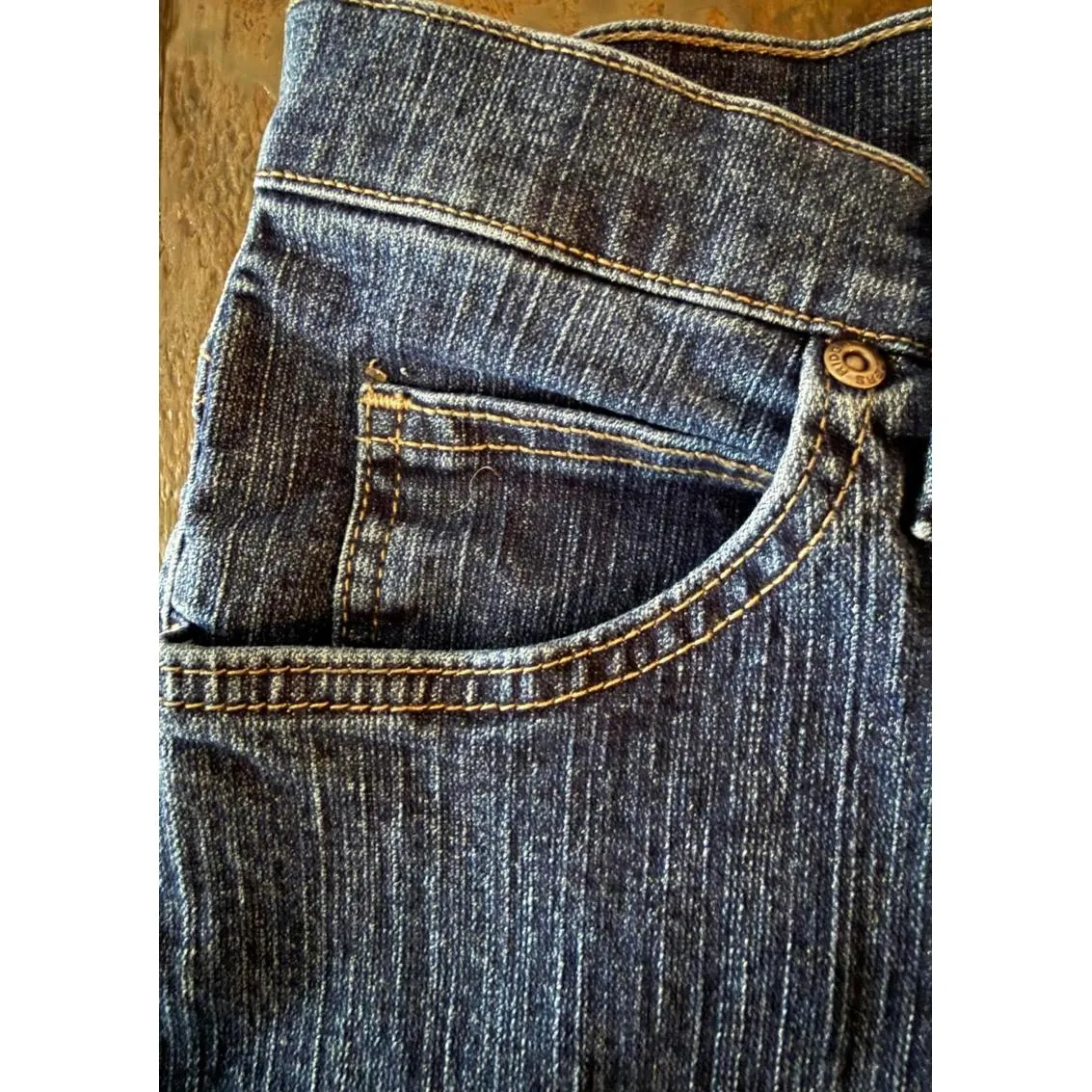 Riders by Lee Women's Denim Jeans Size 18P Petite Classic Fit Straight Leg Blue - Image 7