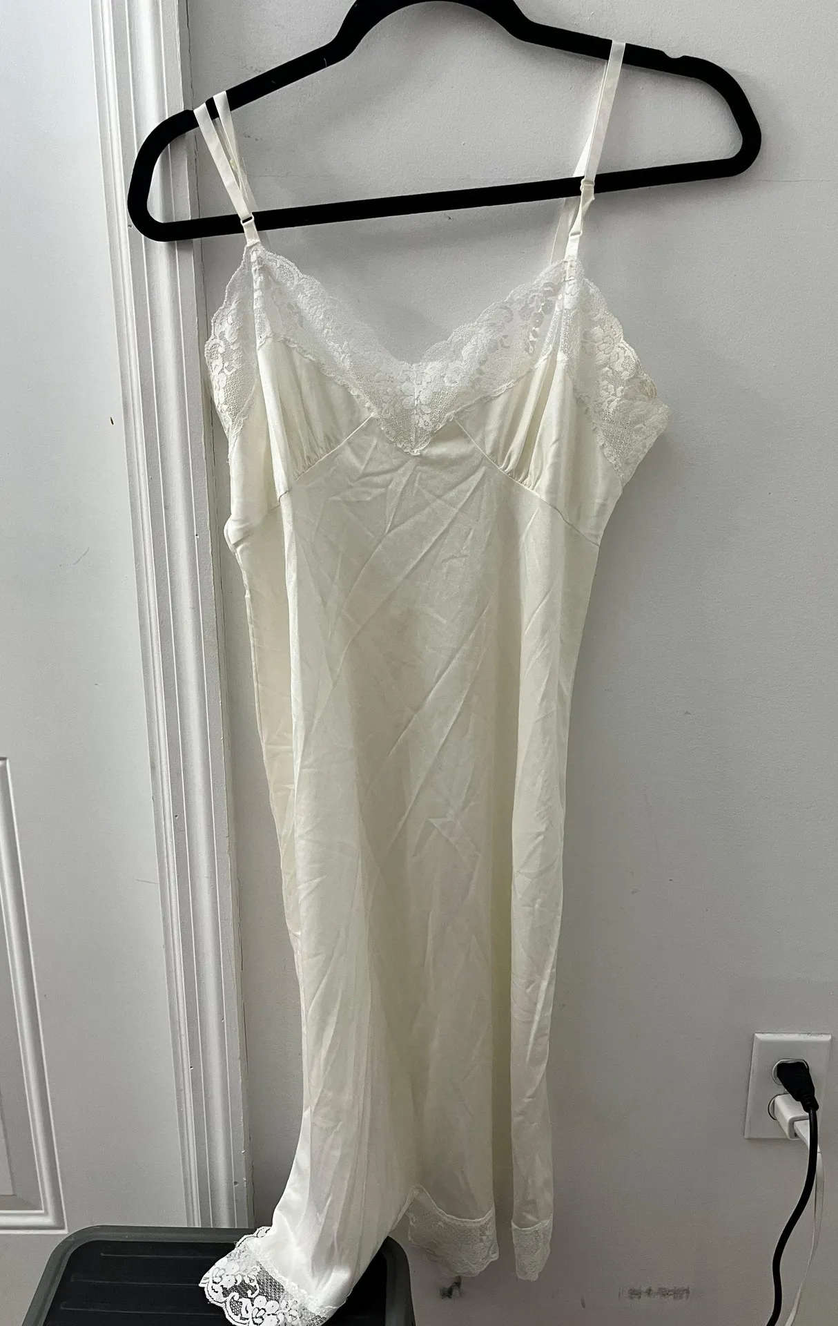 white satin dress - Image 2