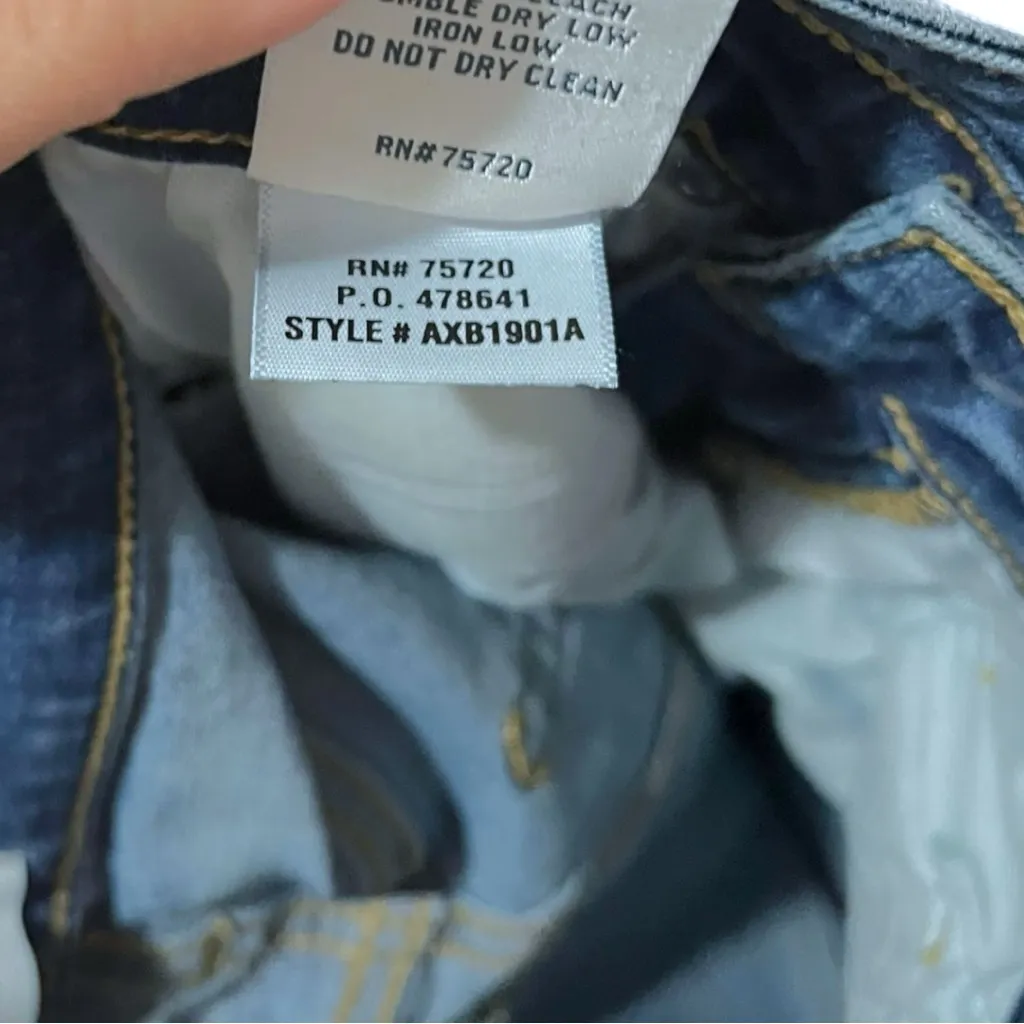 BKE Buckle Billie Ankle Straight High Rise Stretch Cuffed Jean size 25 - Image 11