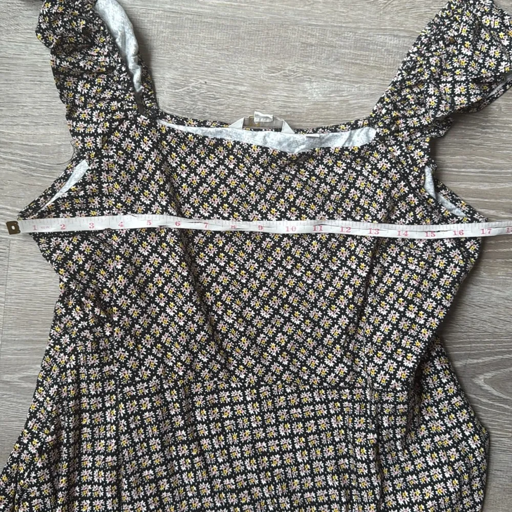 BODEN Cotton Blend Sundress In Black Bloom Bud 12 - Image 9