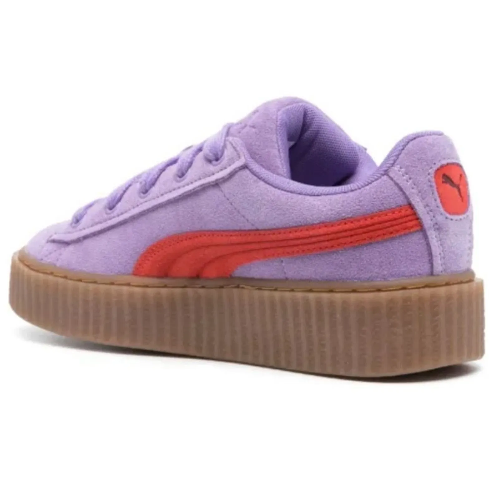 Puma X Fenty Womens 12 Phatty Creeper Purple Red Athletic Shoes Sneakers NEW - Image 4