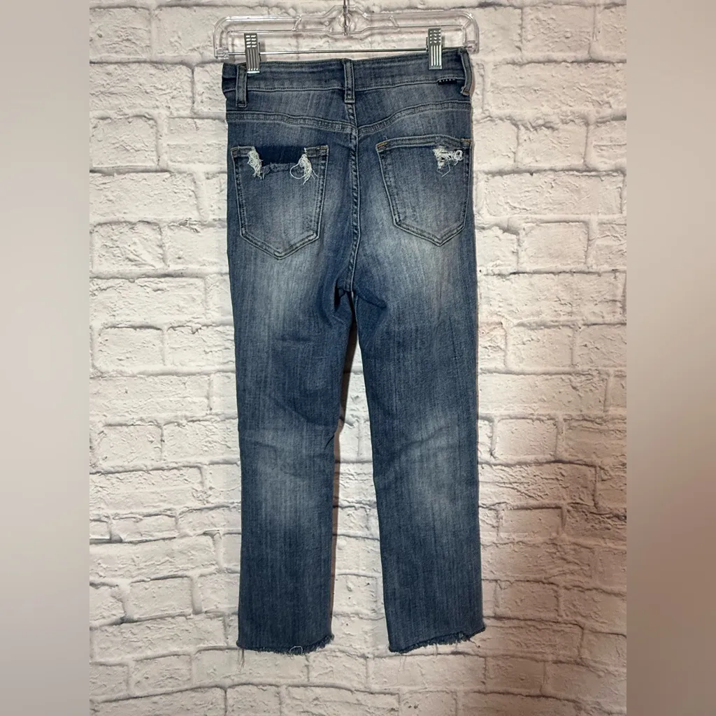 Risen Jeans Distressed Blue Jeans, sz 1/25 - Image 3