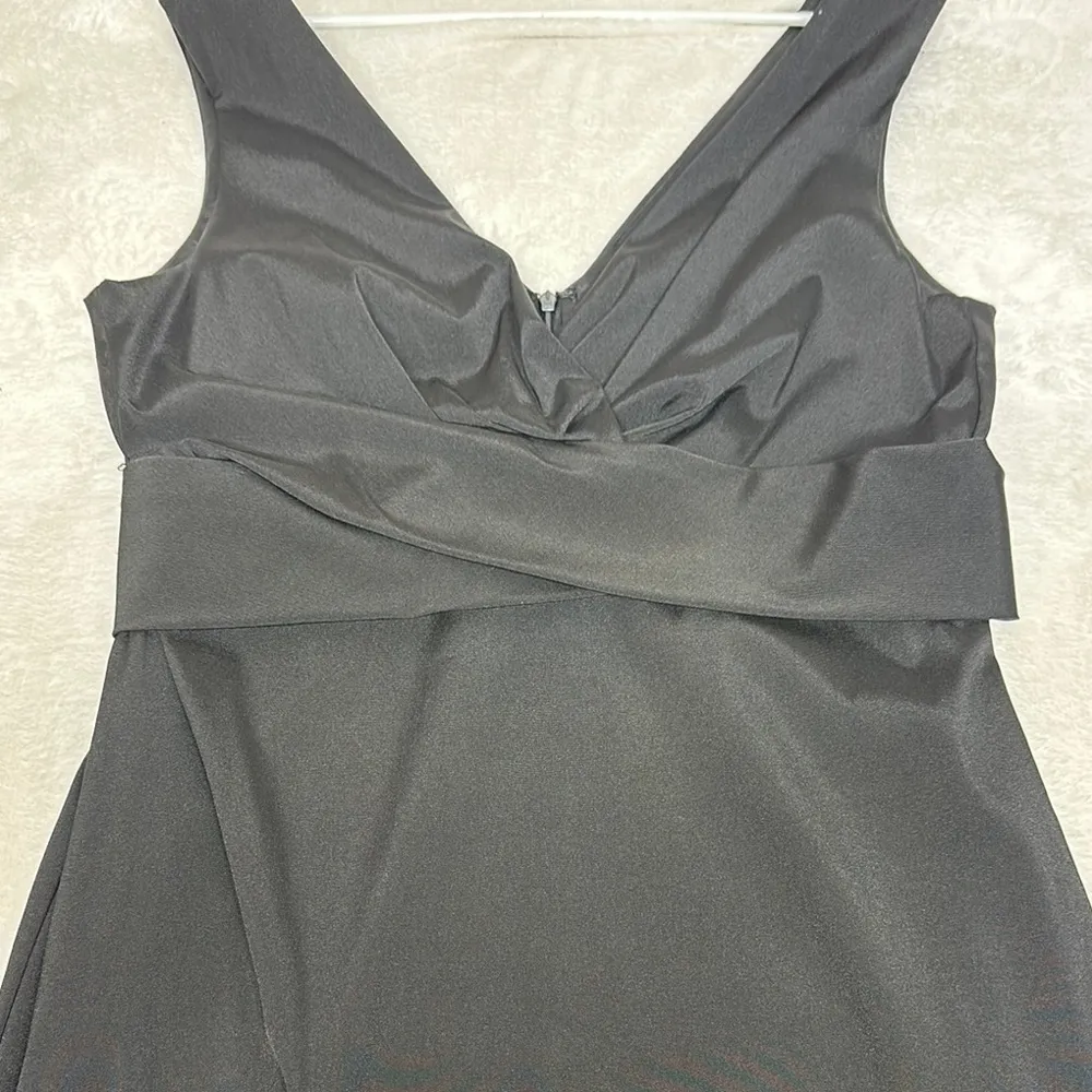 White House Black Market Black Cut-Out Sheath Midi Dress - Image 6