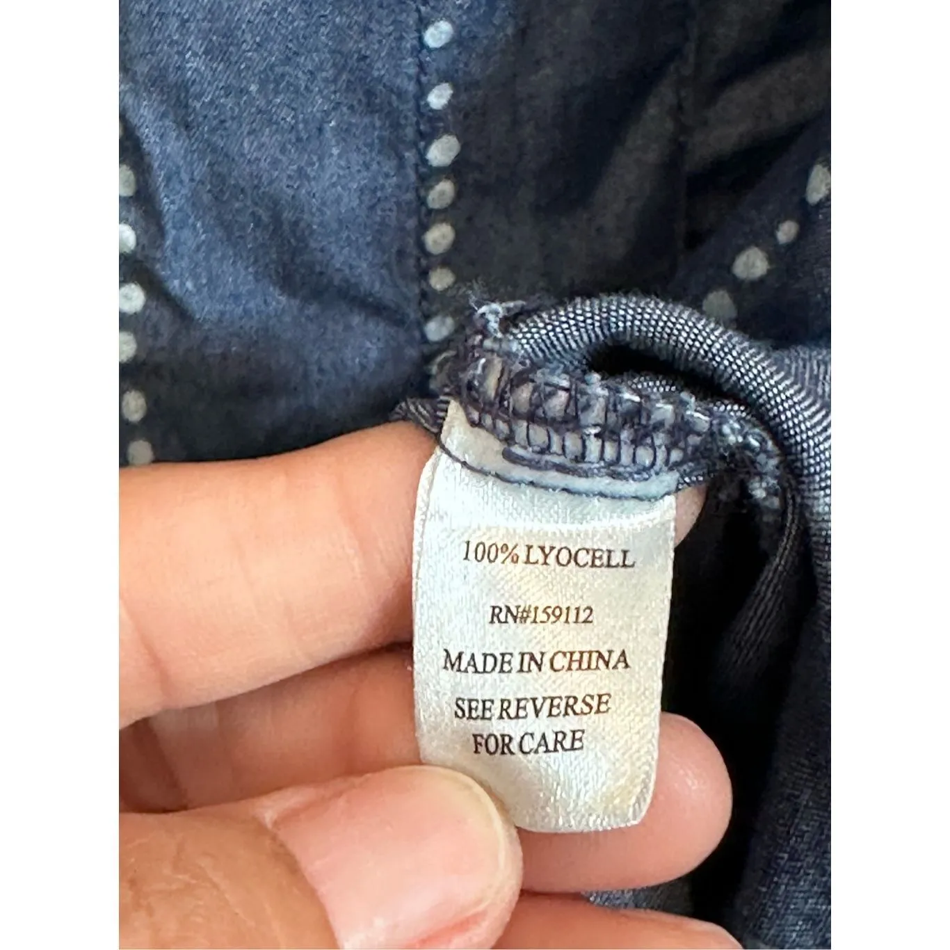 Given Kale Women’s 3X Blue & White button up collared Short - Image 5