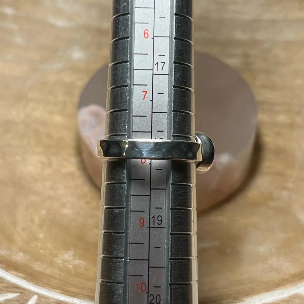 Sterling Silver Moonstone Oval 925  India Ring - Image 15