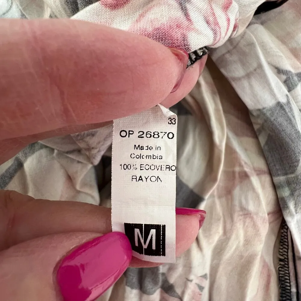 Maaji Glorious Garden Moonbow Maxi Kimono Swim Coverup Tropical Size M Floral - Image 14