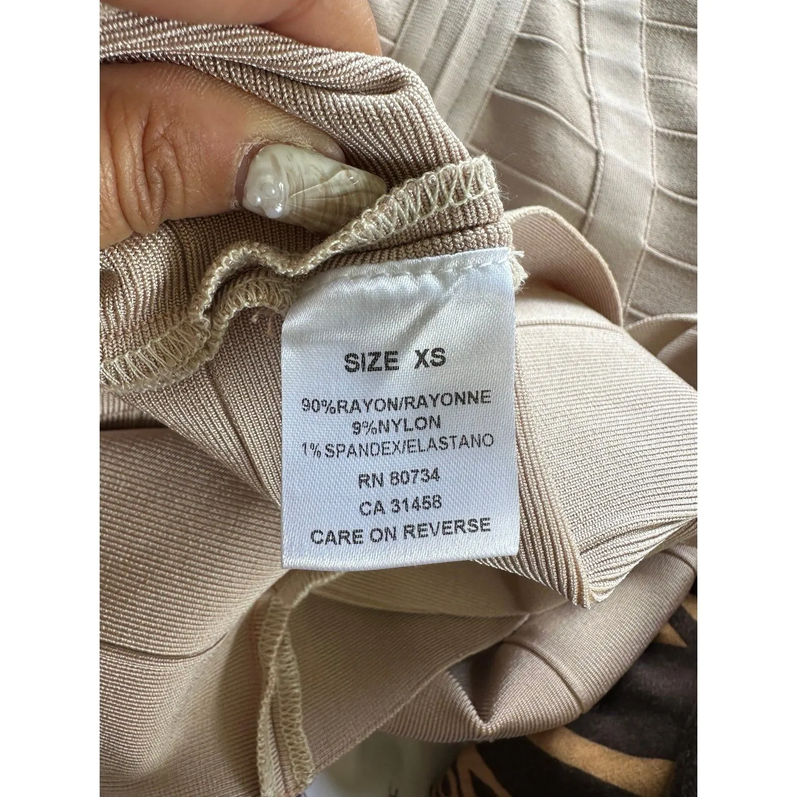 NWT Meilun Celebrity Bandage Bodycon Bandage Pencil Party Sexy Midi Dress XS - Image 6