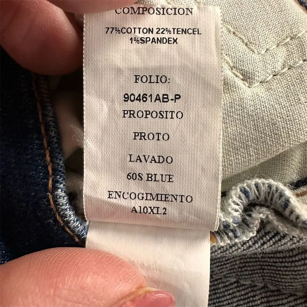 Re/Done Women's 90’s Ultra High Rise Skinny Jeans Size 26 Blue Denim - Image 6