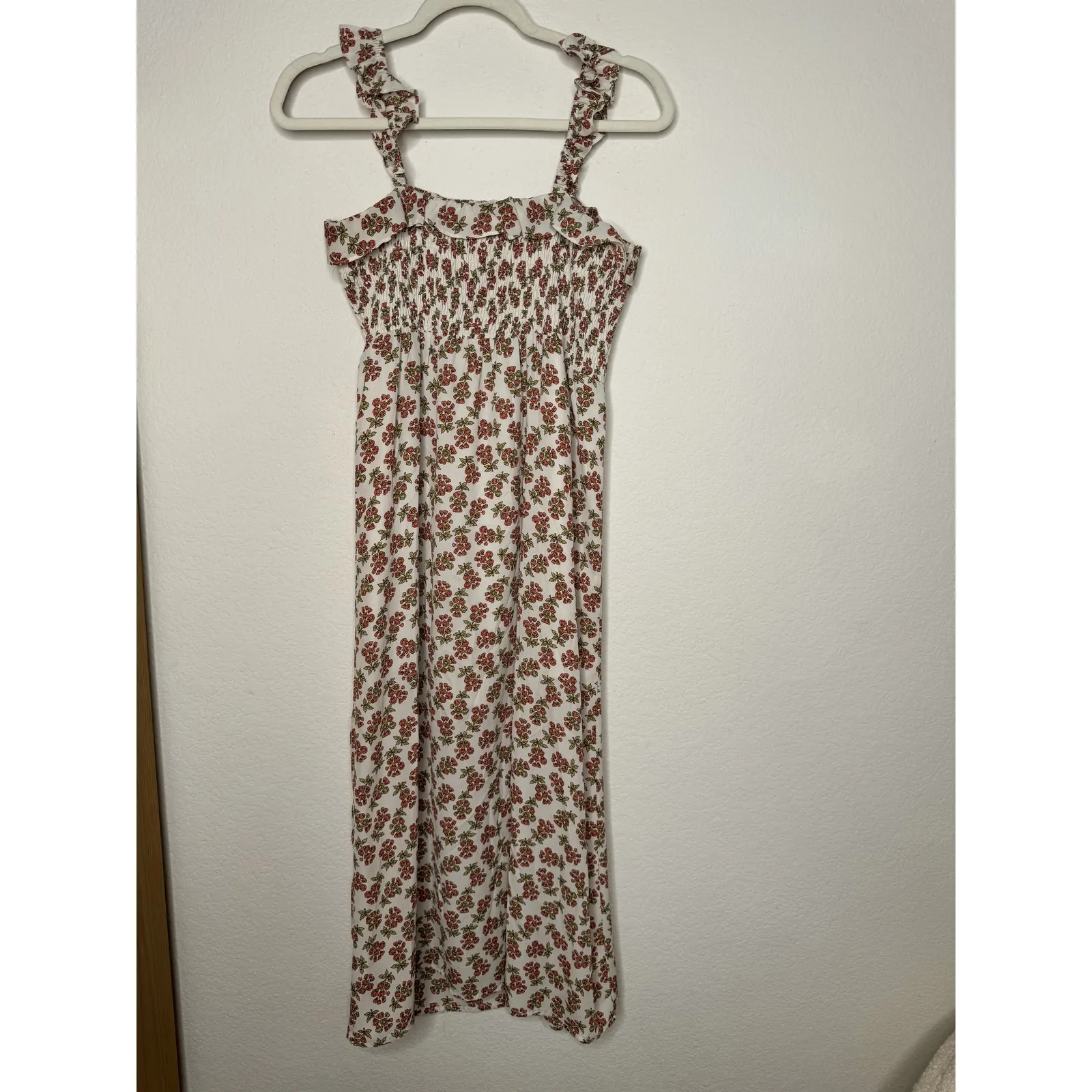 Cloud Ten White Floral Midi Dress - Image 5