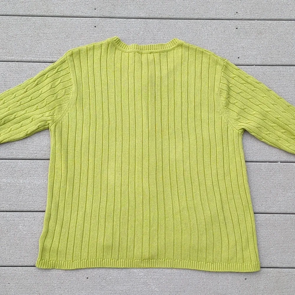 NY Collection Cable Knit Cardigan with Front Pockets - Image 10