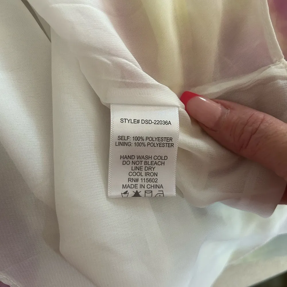 Skylar + Madison Tie-Dye Ruffle Dress size small - Image 4