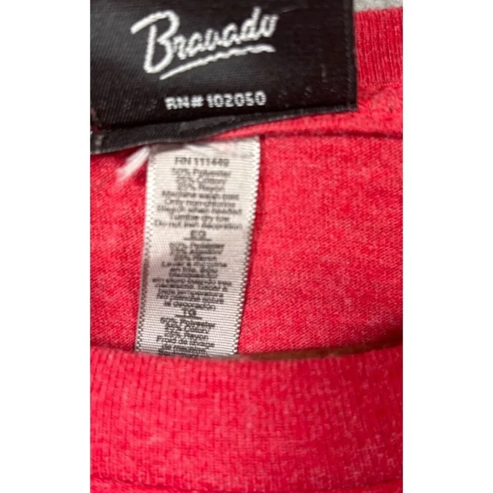 Harley Davidson Red Skull Anchor Graphic T-Shirt XL Traverse‎ City - Image 4