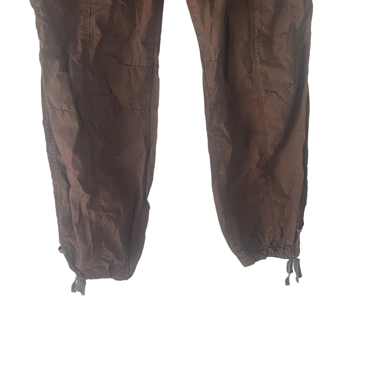 Active Basics California Women's‎ Size Medium Brown Cargo Pants - Image 4