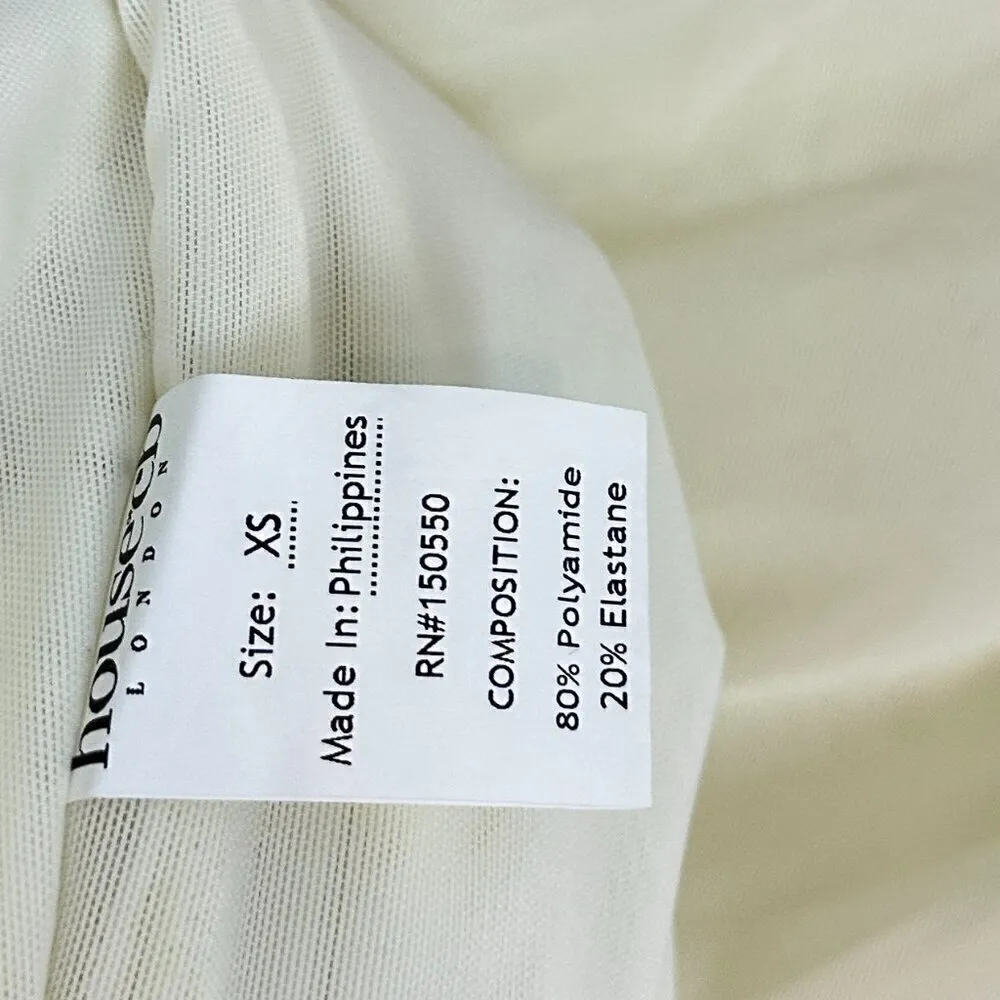 HOUSE OF CB Valentina Asymmetric Cutout One-Shoulder Midi Dress in Ivory XS NWT - Image 12