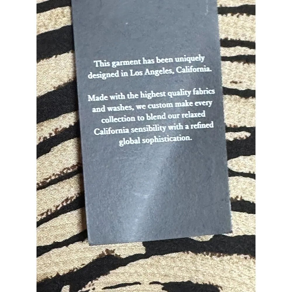 Rails Women's Size M Canyon Rozz Blouse Top Animal Print NWT - Image 7