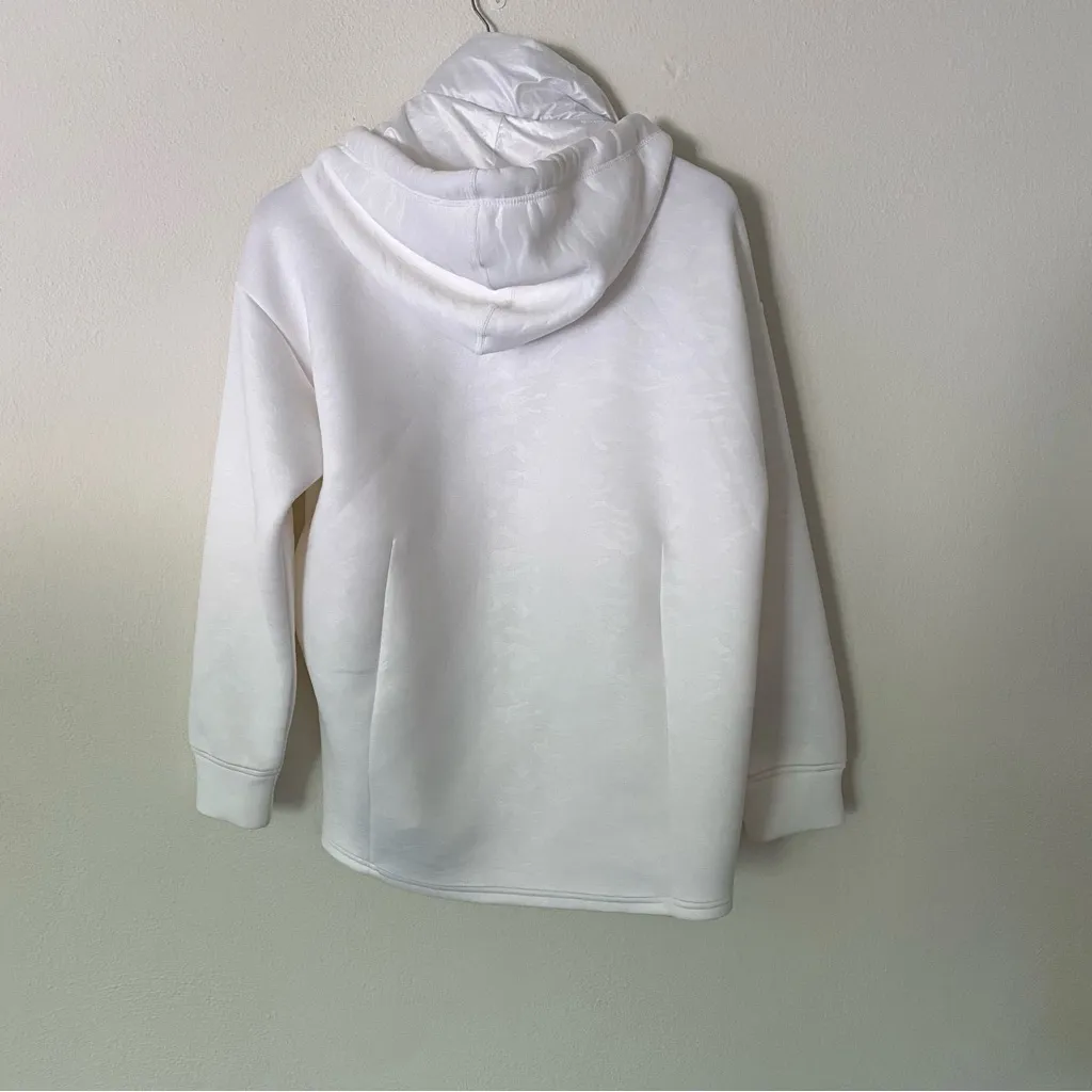 Fabletics Lotta Removable Hood Jacket Full Zip Ice Camo White Size Medium - Image 10