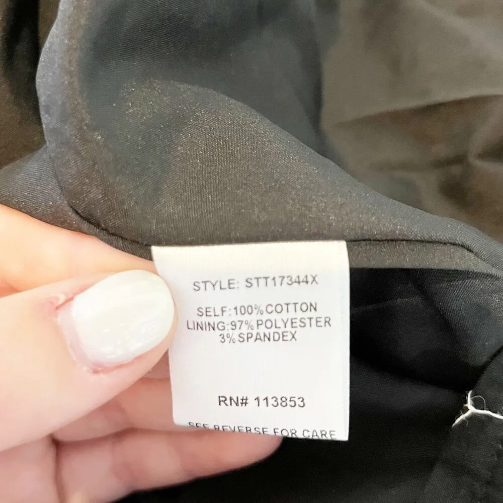 Sugarlips Embroidered Boho Long Sleeve Blouse Top Shirt Black White 1X - Image 4