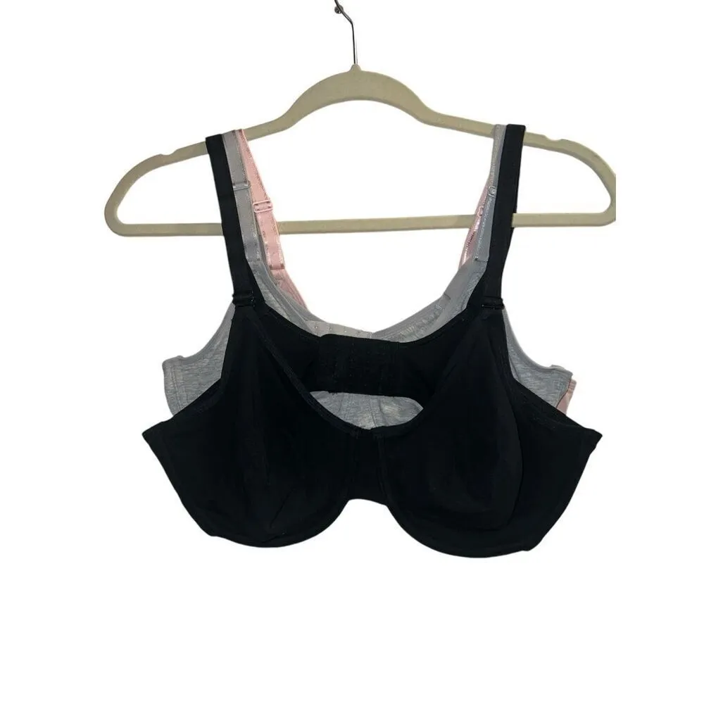 ✨Fruit of the Loom T-Shirt Sz Large Bra 3 Pack (Black, Gray & Blush)✨ - Image 7