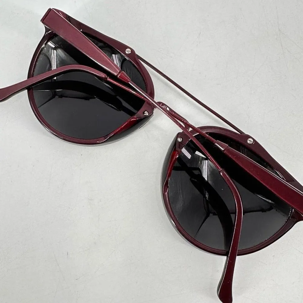 Retrosuperfuture‎ SUPER GIAGUARO FEMMENA burgundy Bordeaux Made in Italy Red - Image 12