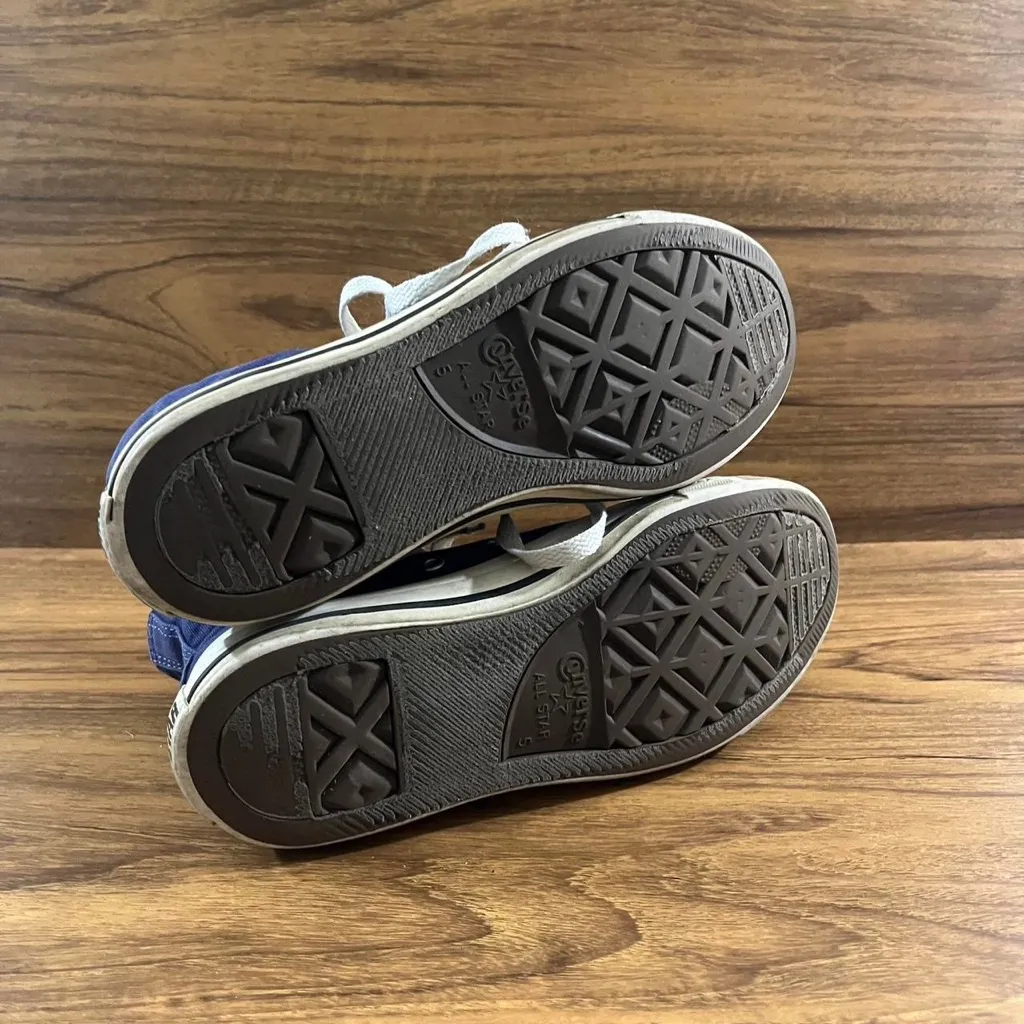 Converse CTAS Purple Double tongue layered Sneakers Women’s size 7 Men’s 6 - Image 5