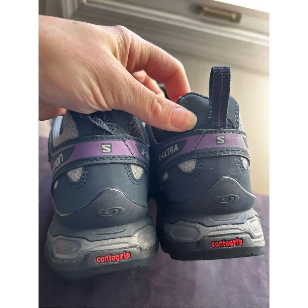 Salomon Sneakers Womens Sz 6.5 Pathfinder Ortholite Contagrip Clima Shield Hikin - Image 5