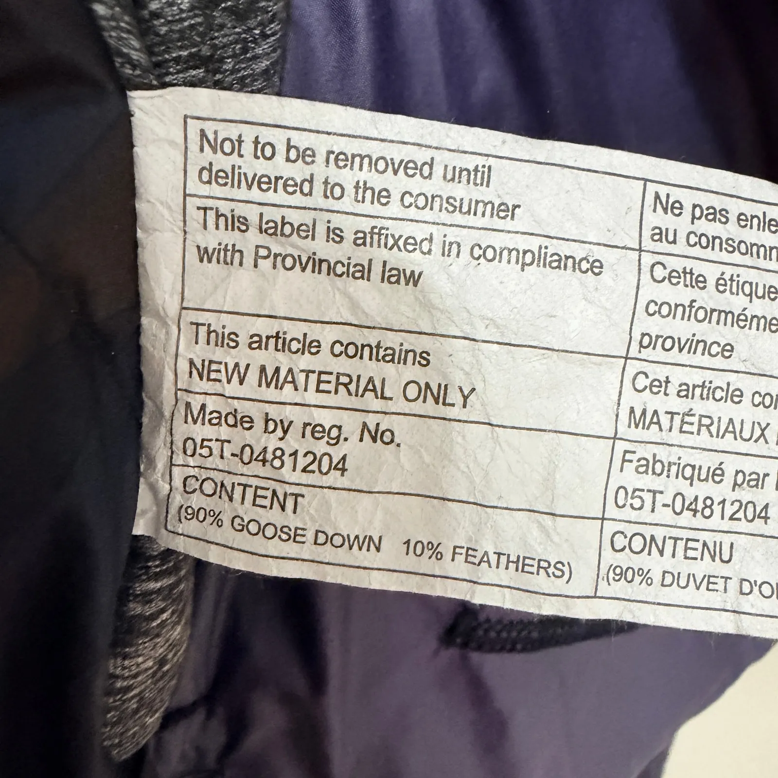 Lululemon  Fluff Off Jacket Goose Down Puffer Pullover Purple Patterned Size 6 - Image 9